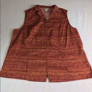 CJ Banks zipper vest